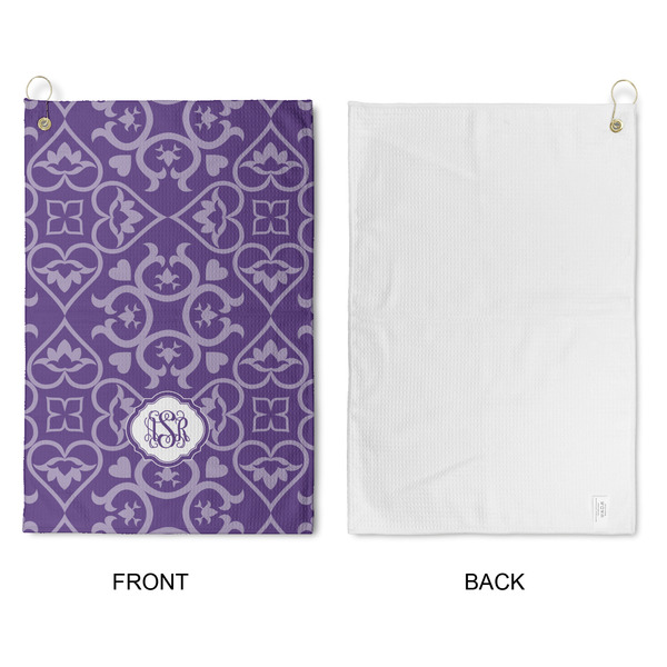 Lotus Flower Waffle Weave Golf Towel - Approval