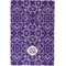 Lotus Flower Waffle Weave Towel - Full Color Print - Approval Image