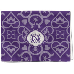 Lotus Flower Kitchen Towel - Waffle Weave (Personalized)