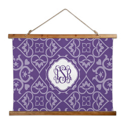 Lotus Flower Wall Hanging Tapestry - Wide (Personalized)