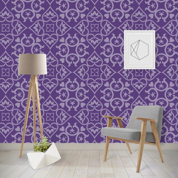 Custom Lotus Flower Wallpaper & Surface Covering (Peel & Stick - Repositionable)