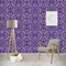 Lotus Flower Wallpaper & Surface Covering (Water Activated - Removable)
