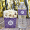 Lotus Flower Water Bottle Label - w/ Favor Box