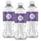 Lotus Flower Water Bottle Labels - Front View