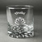 Lotus Flower Whiskey Glass - Front/Approval