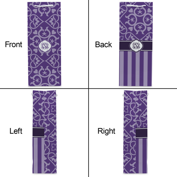 Lotus Flower Wine Gift Bag - Gloss - Approval