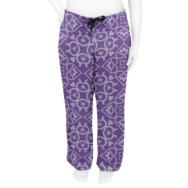 Lotus Flower Women's Pj on model - Front