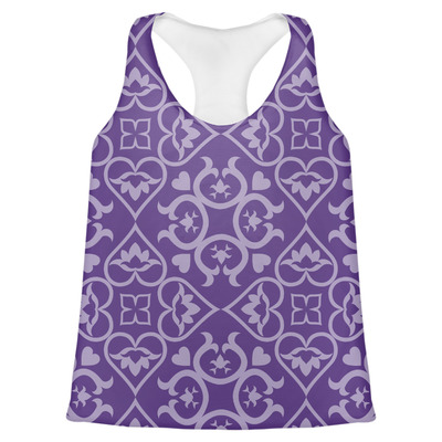 Lotus Flower Womens Racerback Tank Top - Small (Personalized)