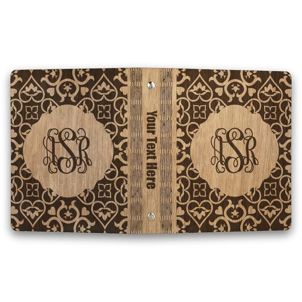 Lotus Flower Wood 3-Ring Binders - 1" Half-Letter - Approval