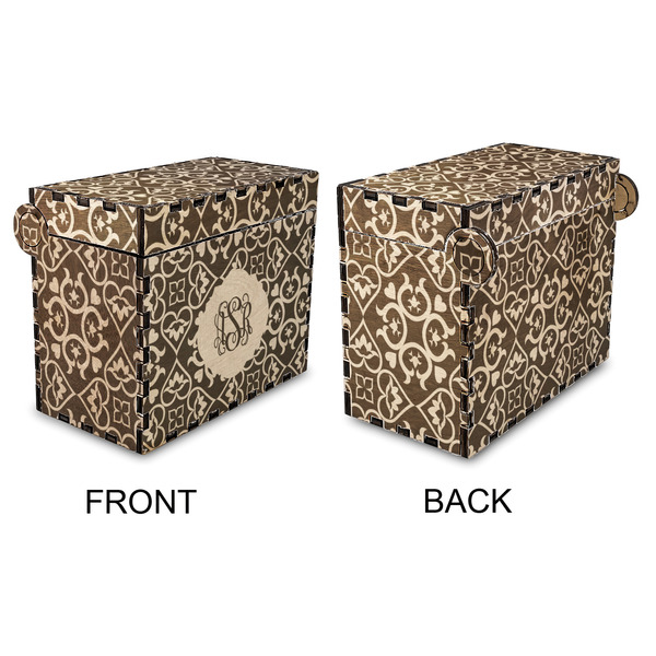 Lotus Flower Wood Recipe Box - Approval