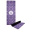 Lotus Flower Yoga Mat with Black Rubber Back Full Print View