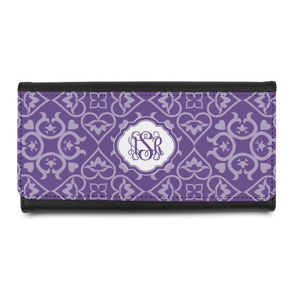 Custom Lotus Flower Leatherette Ladies Wallet (Personalized)