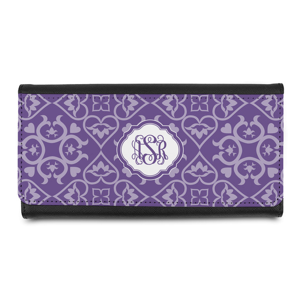 Custom Lotus Flower Leatherette Ladies Wallet (Personalized)