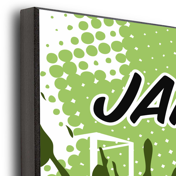 Soccer 11x14 Wood Print - Closeup