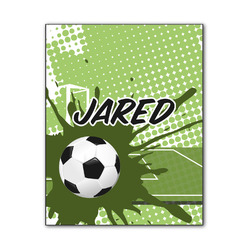 Soccer Wood Print - 11x14 (Personalized)