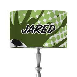 Soccer 12" Drum Lamp Shade - Fabric (Personalized)