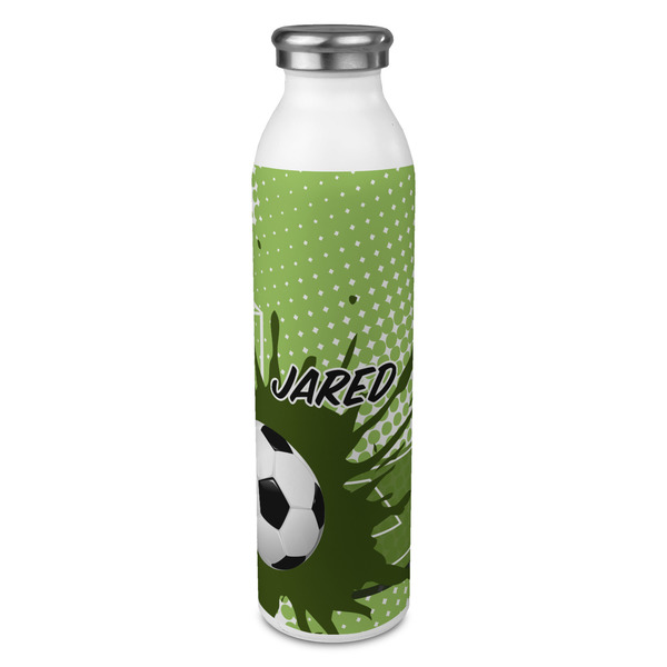 Custom Soccer 20oz Stainless Steel Water Bottle - Full Print (Personalized)