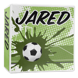 Soccer 3-Ring Binder - 2 inch (Personalized)