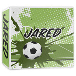 Soccer 3-Ring Binder - 3 inch (Personalized)