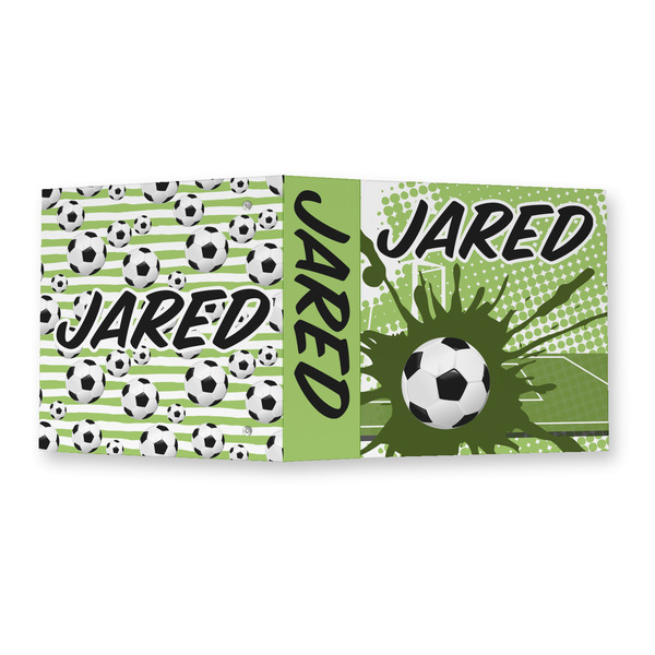 Soccer 3 Ring Binders - Full Wrap - 2" - OPEN OUTSIDE