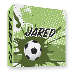 Soccer 3 Ring Binder - Full Wrap - 3" (Personalized)
