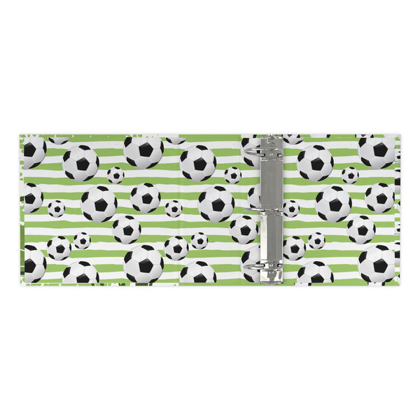 Soccer 3 Ring Binders - Full Wrap - 3" - OPEN INSIDE