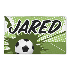 Soccer 3' x 5' Indoor Area Rug (Personalized)