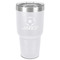 Soccer 30 oz Stainless Steel Tumbler - White - Single-Sided (Personalized)