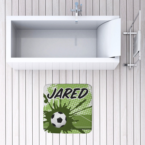 Soccer 48x48 Foam Memory Mat - LIFESTYLE