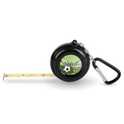 Soccer Pocket Tape Measure - 6 Ft w/ Carabiner Clip (Personalized)