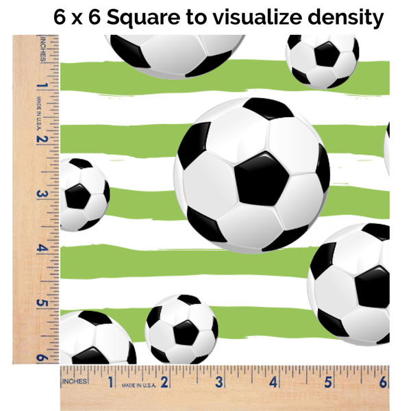 Soccer 6x6 Swatch of Fabric