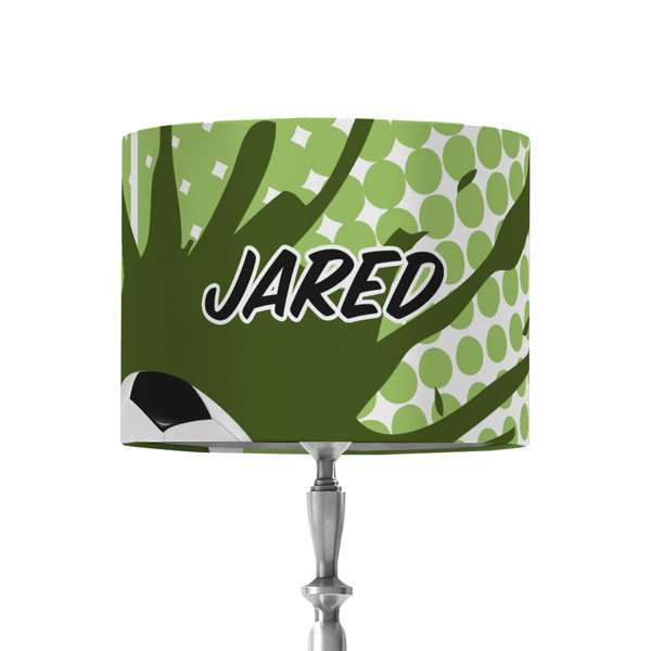Custom Soccer 8" Drum Lamp Shade - Fabric (Personalized)