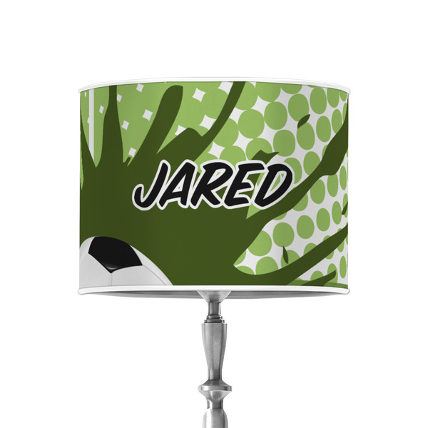 Custom Soccer 8" Drum Lamp Shade - Poly-film (Personalized)