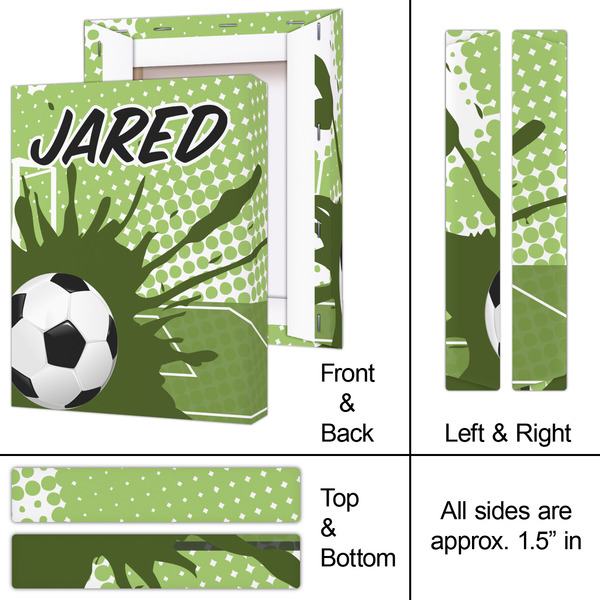 Soccer 8x10 - Canvas Print - Approval