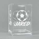 Soccer Acrylic Pen Holder (Personalized)