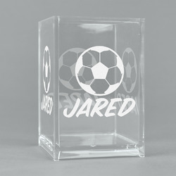 Soccer Acrylic Pen Holder (Personalized)