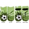 Soccer Adult Ankle Socks - Double Pair - Front and Back - Apvl