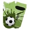 Soccer Adult Ankle Socks - Single Pair - Front and Back