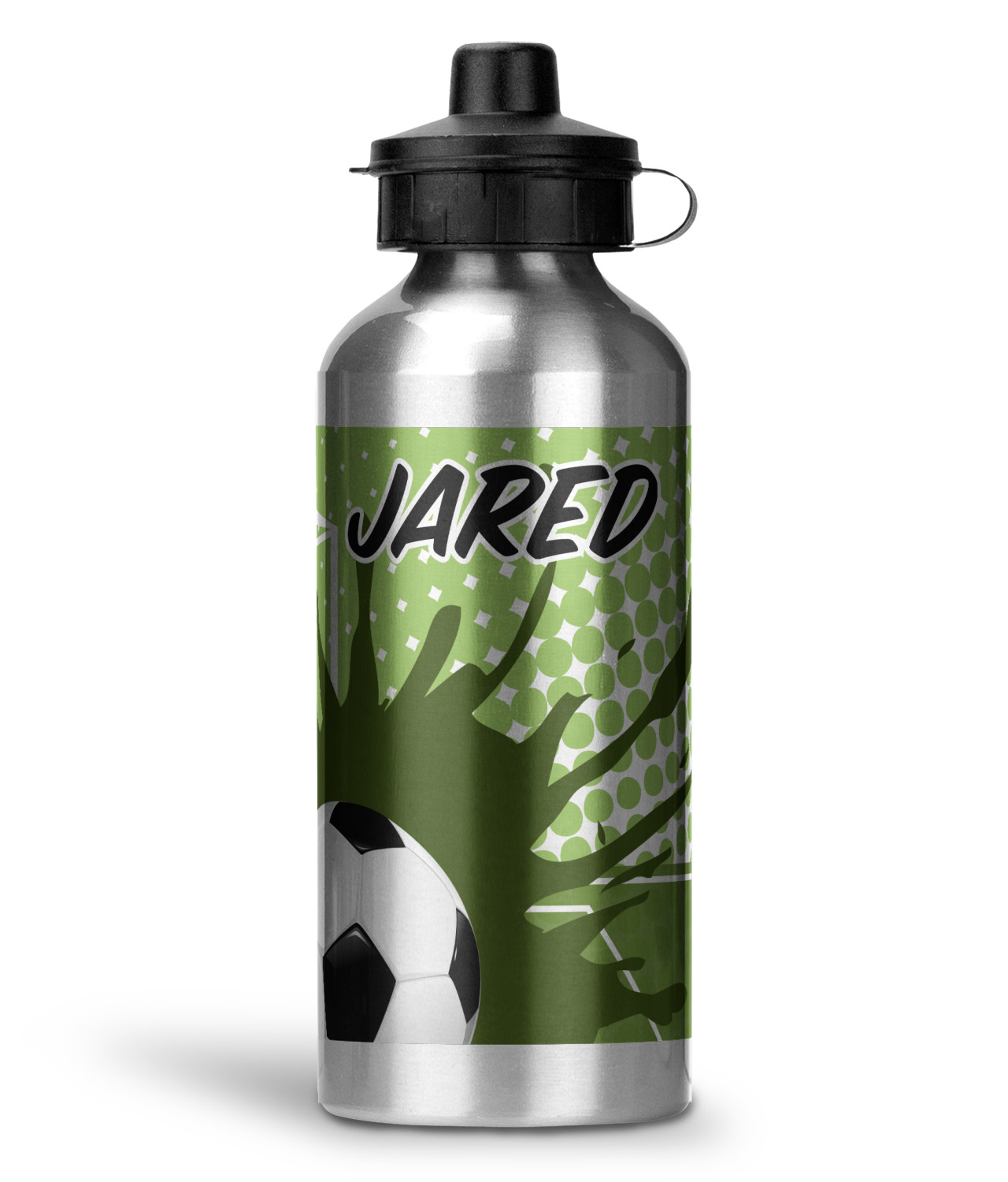 Soccer Water Bottle Aluminum 20 oz (Personalized) YouCustomizeIt