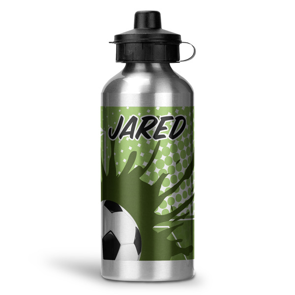Custom Soccer Water Bottle - Aluminum - 20 oz (Personalized)
