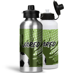 Soccer Water Bottles - 20 oz - Aluminum (Personalized)