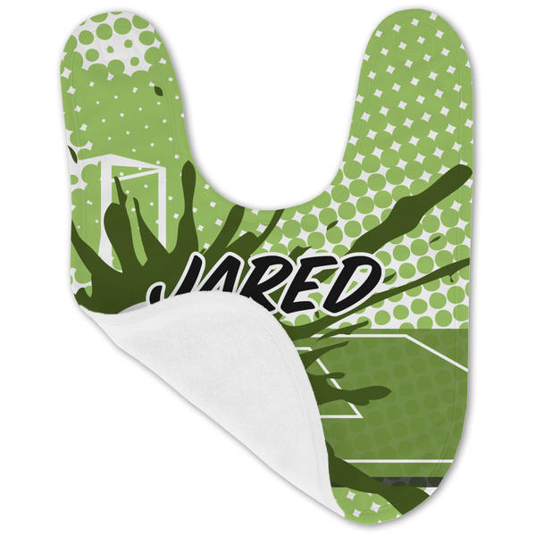 Soccer Baby Bib - AFT folded