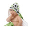 Soccer Baby Hooded Towel on Child
