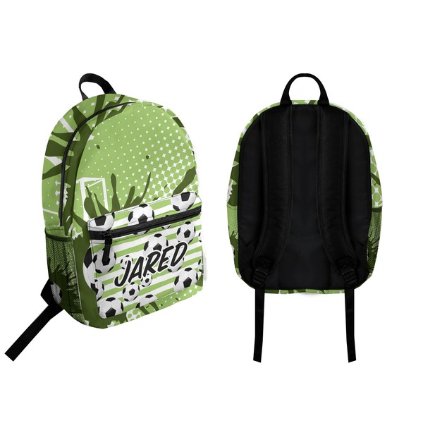 Soccer Backpack front and back - Apvl