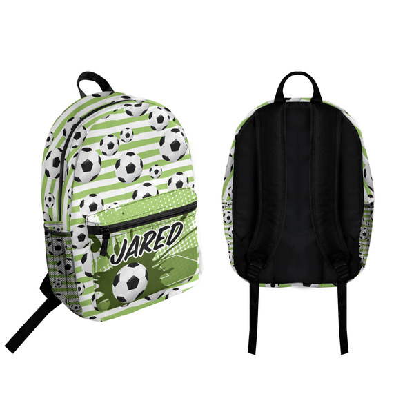 Soccer Backpack front and back - Apvl