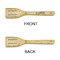 Soccer Bamboo Slotted Spatulas - Single Sided - APPROVAL