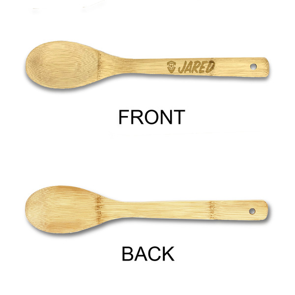 Soccer Bamboo Spoons - Single Sided - APPROVAL