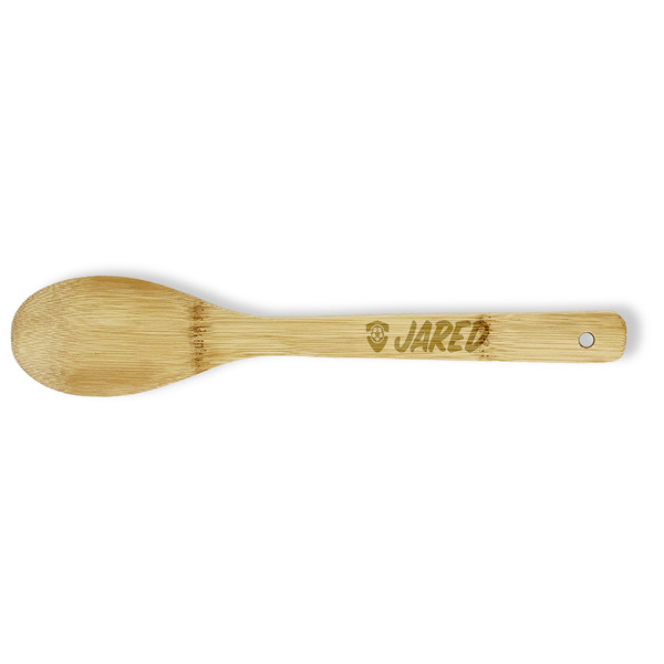 Soccer Bamboo Spoons - Single Sided - FRONT
