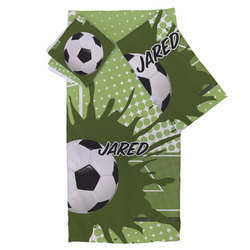 Soccer Bath Towel Set - 3 Pcs (Personalized)