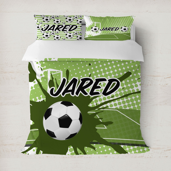 Custom Soccer Duvet Cover (Personalized)